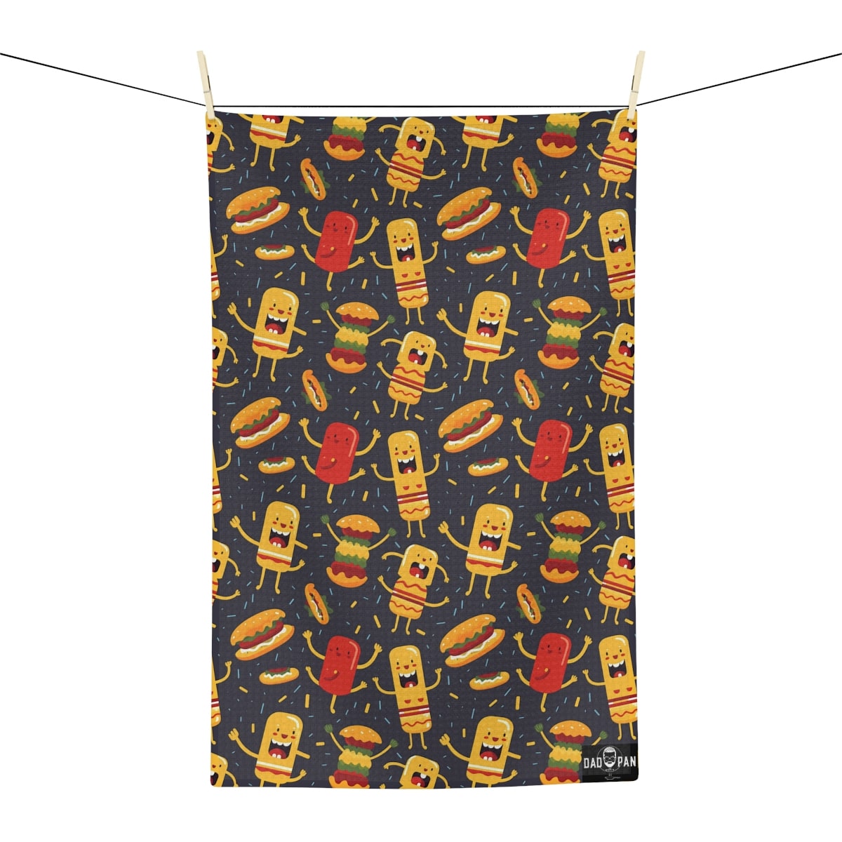 Brayden's "Hamburger Party" Tea Towel - Image 5