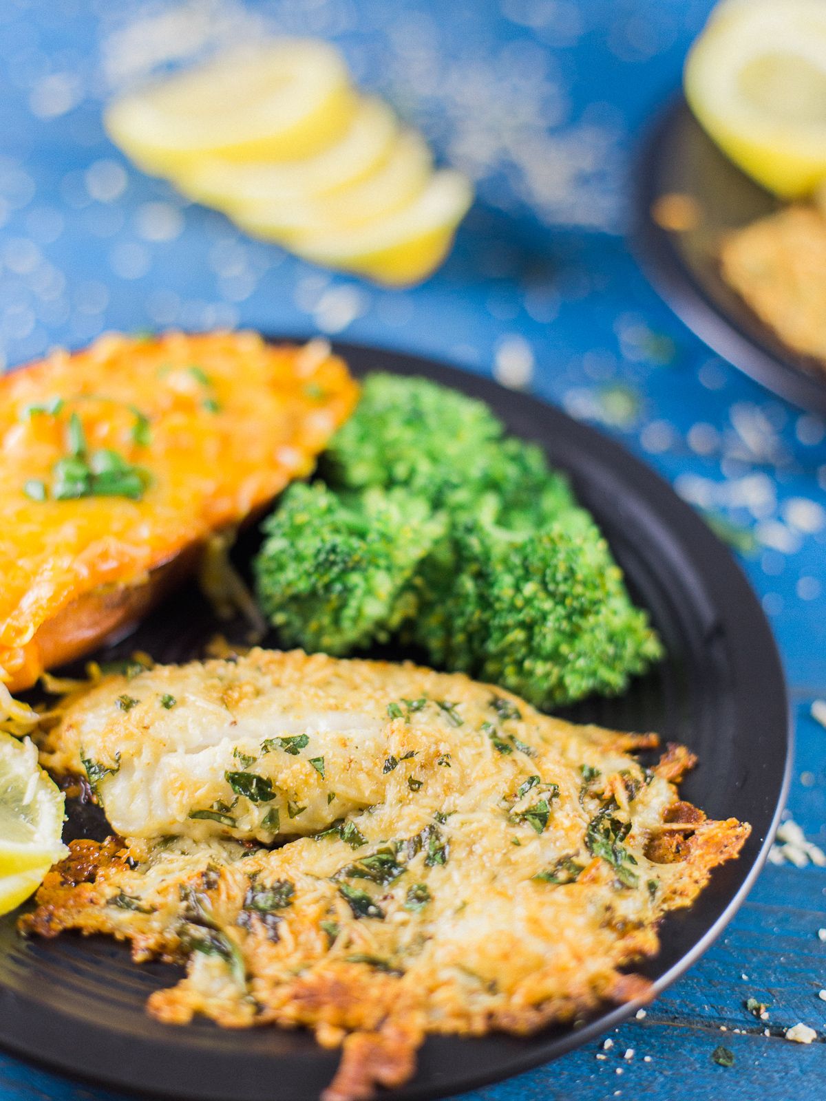 Parmesan Herb Crusted Baked Tilapia 10