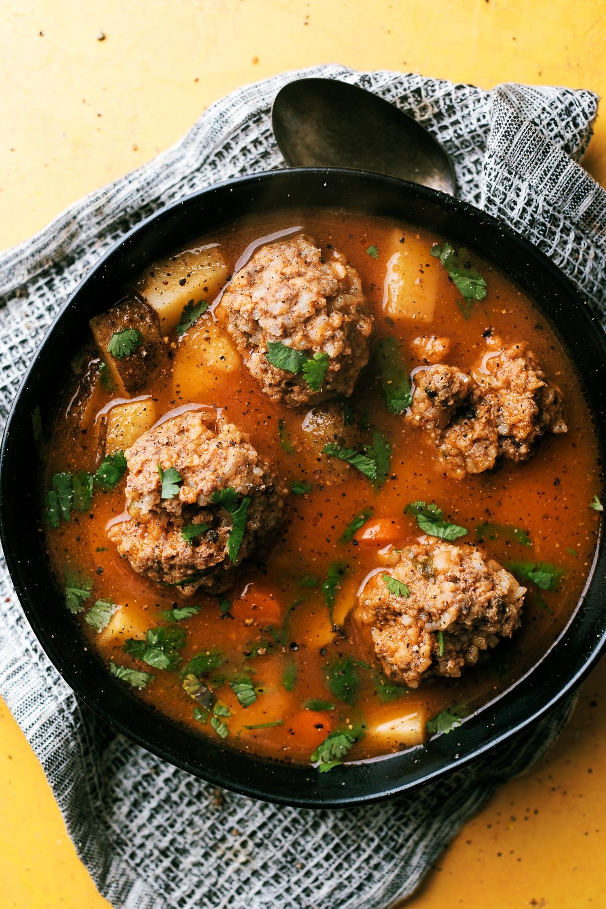 Albondigas (Mexican Meatball Soup) - Dad With A Pan