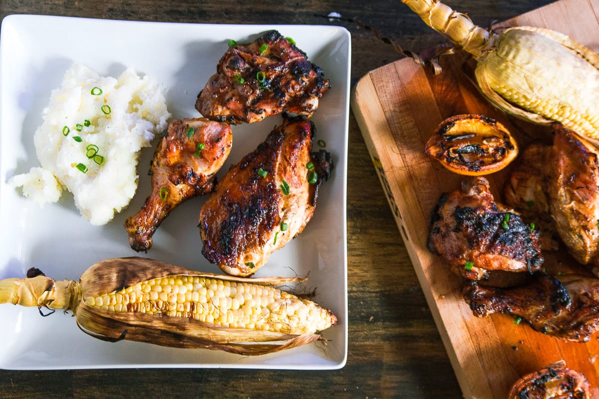 Grilled Chicken With Lemon Soy Sauce Marinade