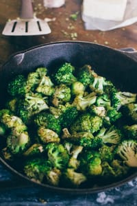 grilled butter garlic broccoli 14