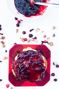 Cranberry Walnut Pancakes Syrup 4