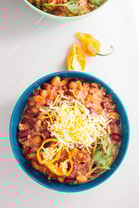Habenero Turkey Spicy Crock Pot Chili 55