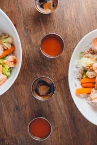 Shrimp Veggie Bowl Teriyaki Glaze 9