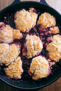 Blackberry Cobbler Bisquit Skillet 206