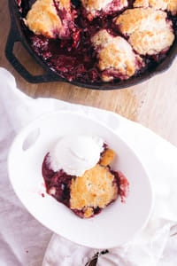 Blackberry Cobbler Bisquit Skillet 211