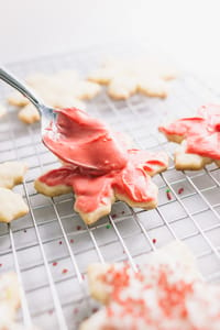 Lemon Cream Cheese Frosting Cutout Cookies 11