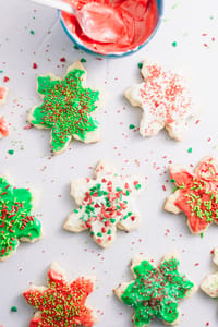 Lemon Cream Cheese Frosting Cutout Cookies 18