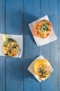 Bacon Egg Spinach Stuffed Bellpeppers 11