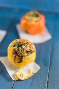 Bacon Egg Spinach Stuffed Bellpeppers 218