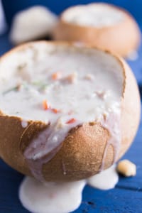 blue bayou clam chowder 21