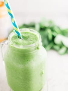 Apple Spinach Protein Smoothie 13