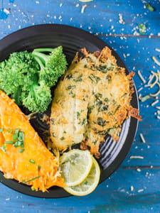 Parmesan Herb Crusted Baked Tilapia 13