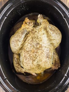 Crock Pot Roast Chicken 4
