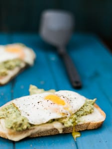 Avocado Swiss Egg Toast 29