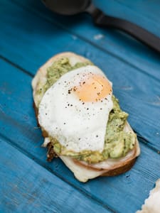Avocado Swiss Egg Toast 32