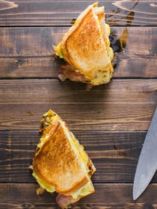 Breakfast Grilled Cheese Sandwich 11