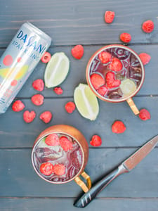 Raspberry Lemonade Virgin Moscow Mule 27