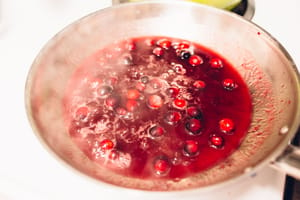 Cranberry Walnut Pancakes Cranberry Syrup 1