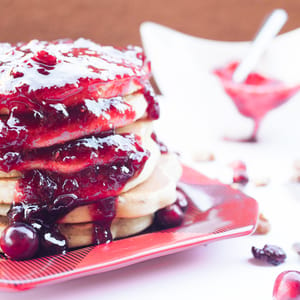 Cranberry Walnut Pancakes Syrup 5
