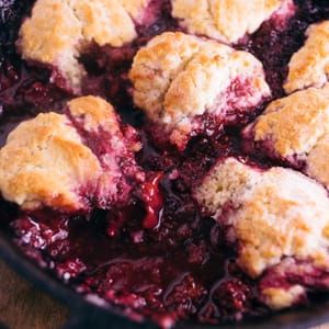 Blackberry Cobbler Bisquit Skillet 214