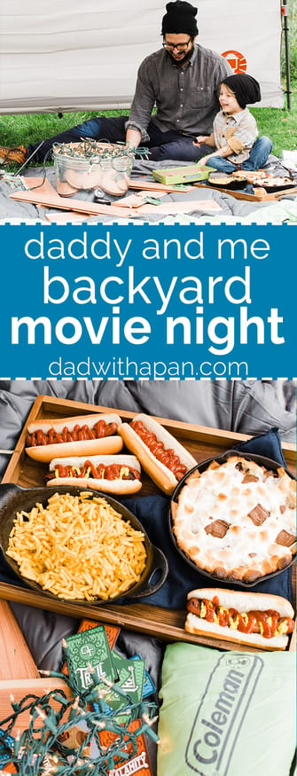 It’s so important to spend some quality "Daddy and Me" time with your firstborn before they become a sibling. This calls for a backyard movie night! dadwithapan.com
