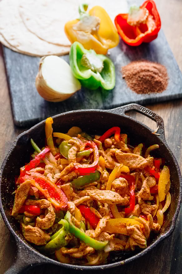 Spicy Chicken Fajitas