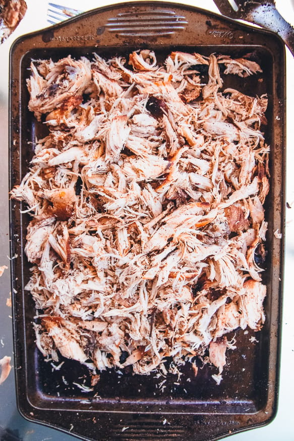 Barbecue Smoked Pulled Chicken #bbq #smoked #chicken