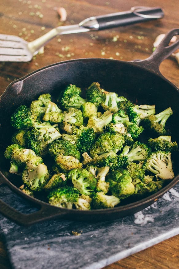 Butter and Garlic Grilled Broccoli #Vegetarian #Grilled