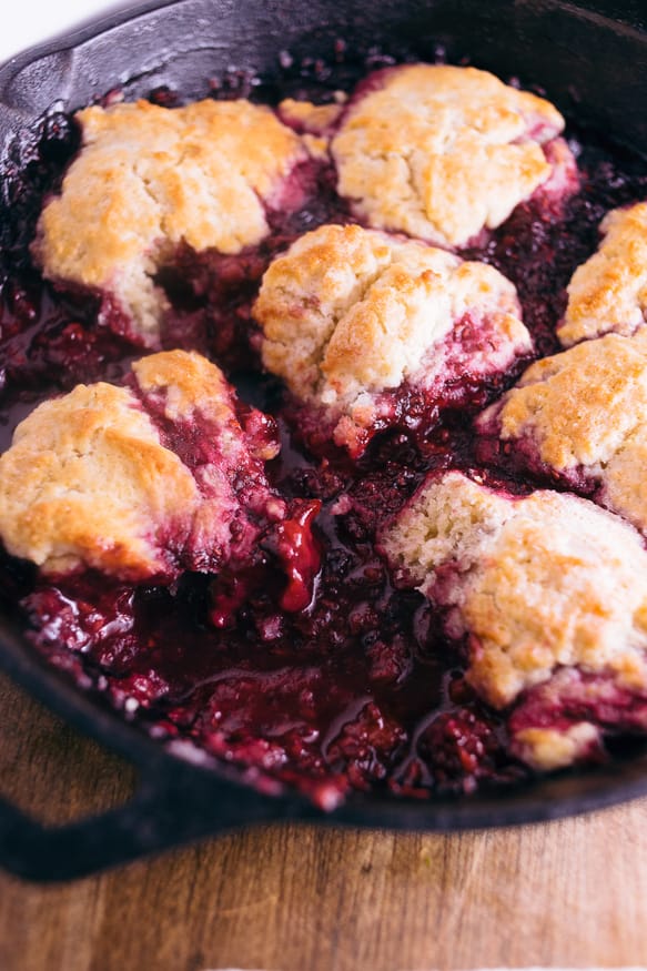 Blackberry Cobbler Bisquit Skillet 214