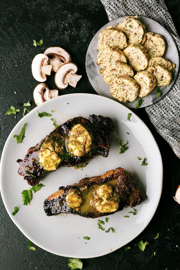 Combining Portabella Mushrooms and herbs to make a compound butter is something you can't NOT try at least once.