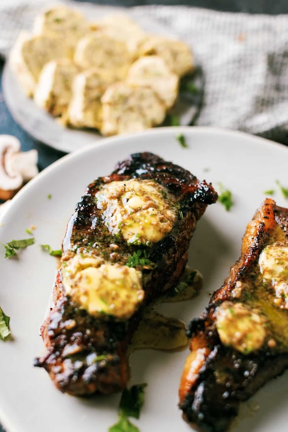 Combining Portabella Mushrooms and herbs to make a compound butter is something you can't NOT try at least once. 