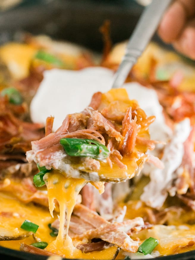 Irish nachos are made with crispy and golden brown potato chips, topped corned beef, melted cheese, that will leave you craving for more