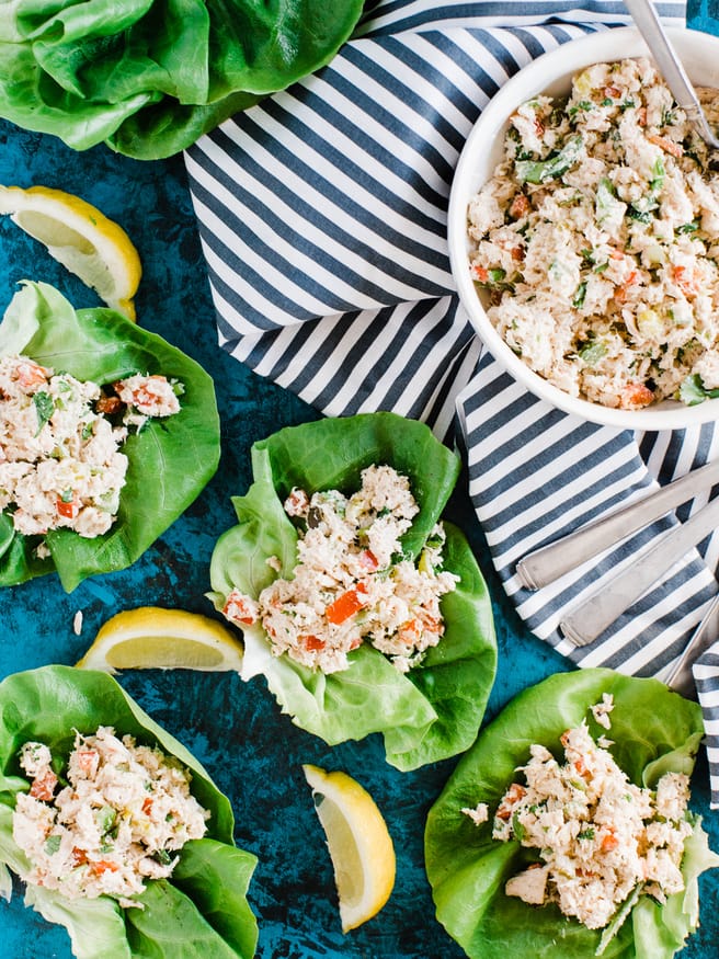 Tuna Lettuce Wrap - Dad With A Pan