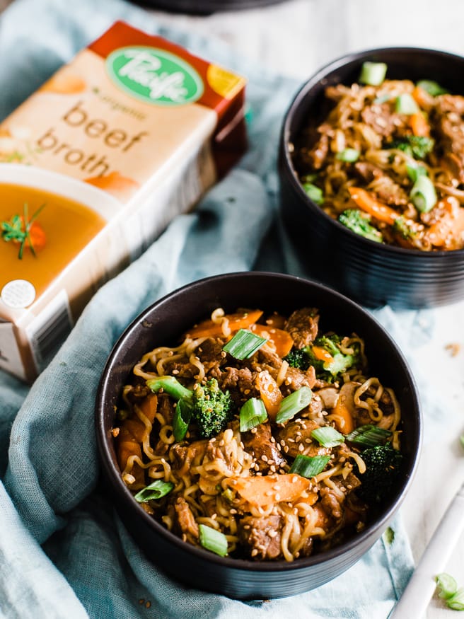 Beef Ramen Noodle Bowl