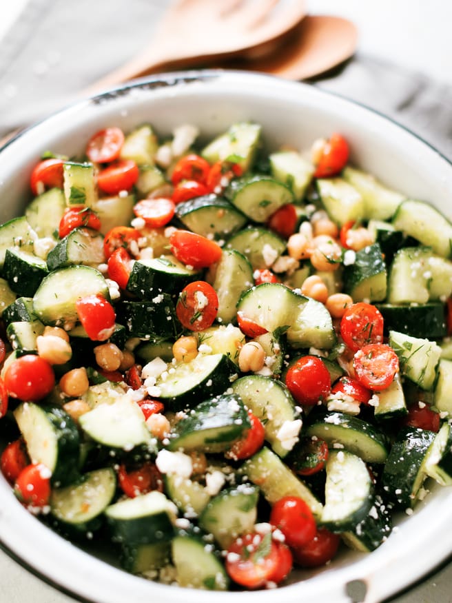 With warm days ahead of us, this cucumber salad makes an amazing side dish that you'll want to have on deck for your next grill out.