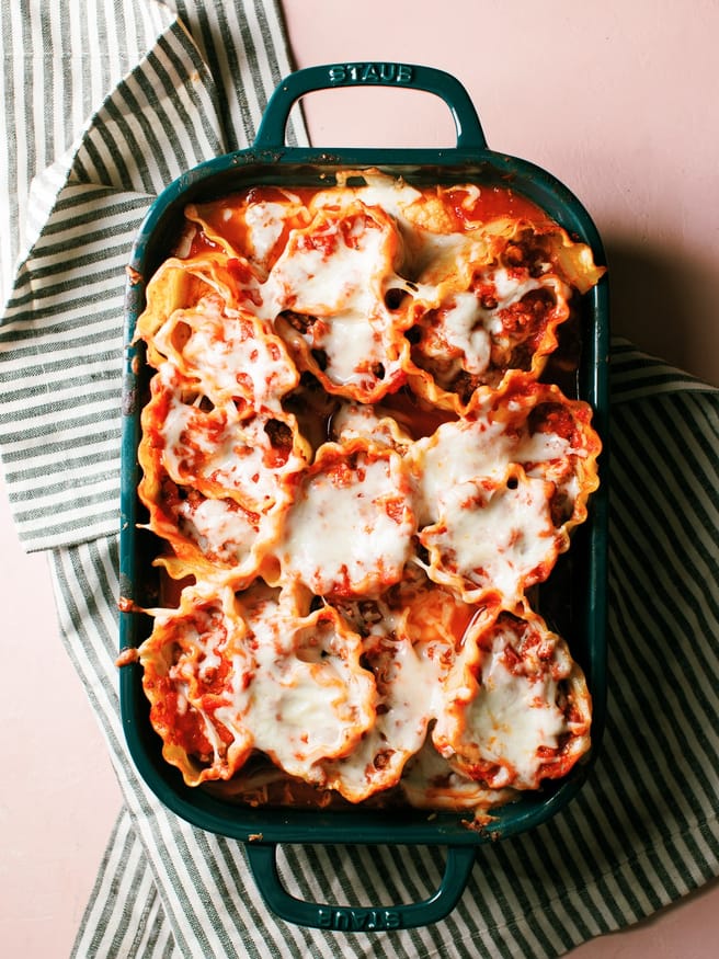 Lasagna Roll Ups are a fun way to change up lasagna night. And if you're a corner of the dish fan, think of every roll as a corner of the dish! 