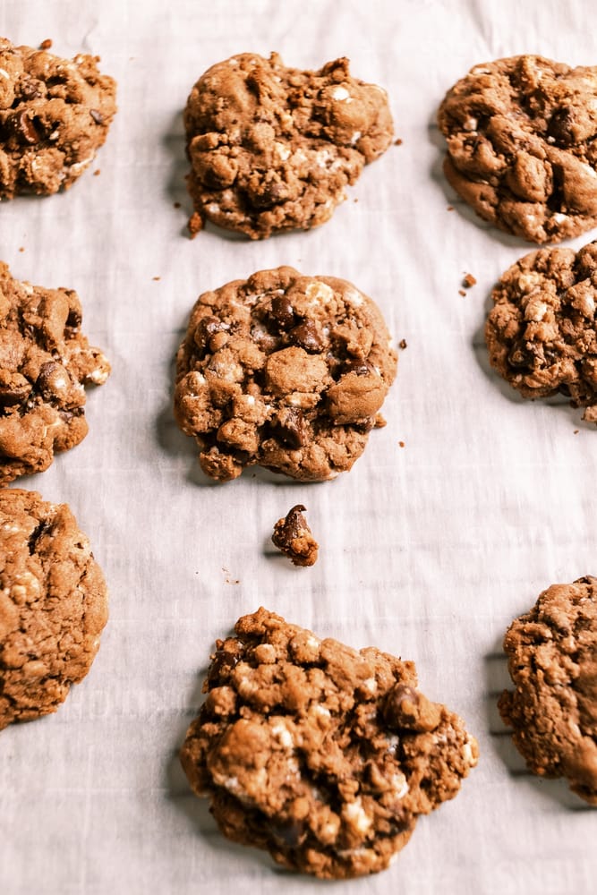 Hot Chocolate Cookies, infused with the rich, comforting flavors of hot chocolate mix and mini marshmallow bits. Perfect for cozy winter evenings, these cookies offer a chewy, chocolatey treat that's sure to warm your heart and tickle your taste b