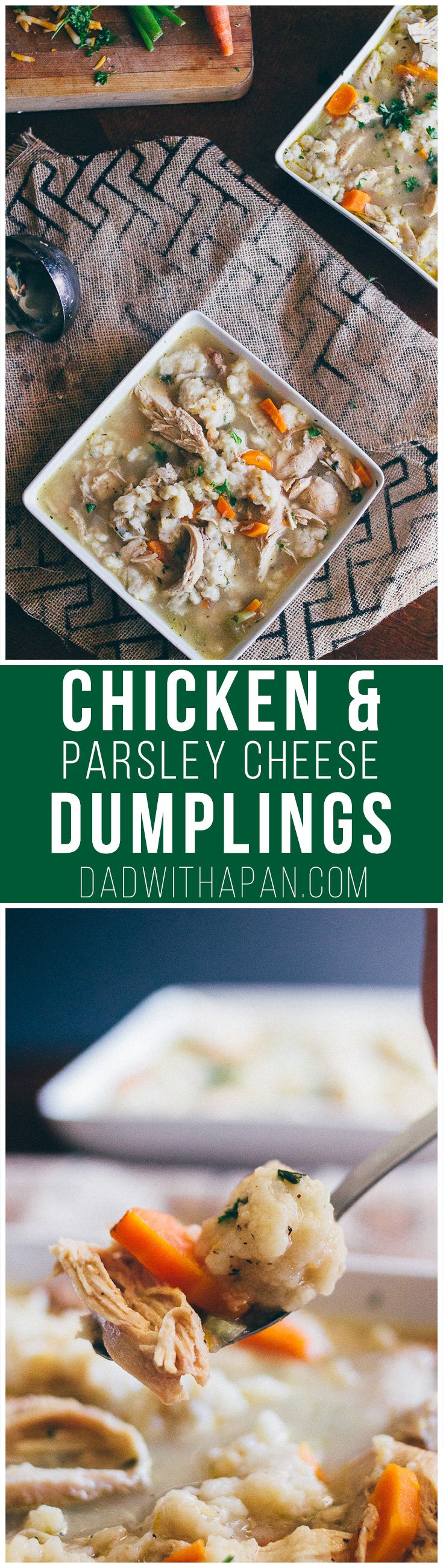 Chicken And Parsley Cheese Dumplings
