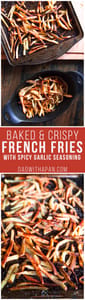 Crispy Oven Baked Fries Pin