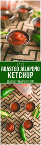 Easy Roasted Jalapeno Ketchup Pin