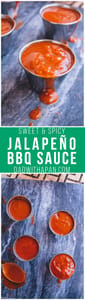 Sweet And Spicy Jalepeno Barbecue Sauce pin