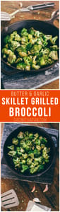 grilled butter garlic broccoli pin