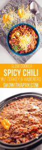Habanero Turkey Spicy Crock Pot Chili Pin