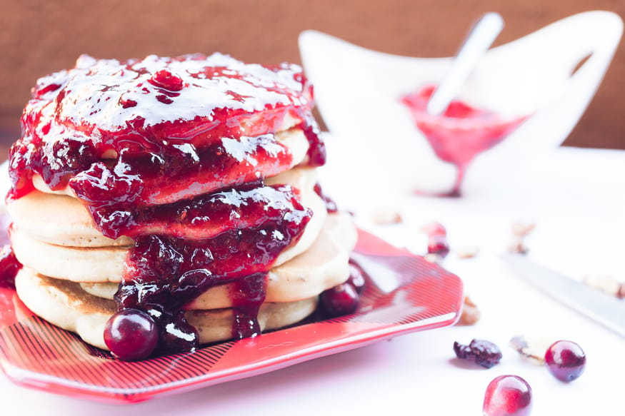 Cranberry Walnut Pancakes Syrup 5