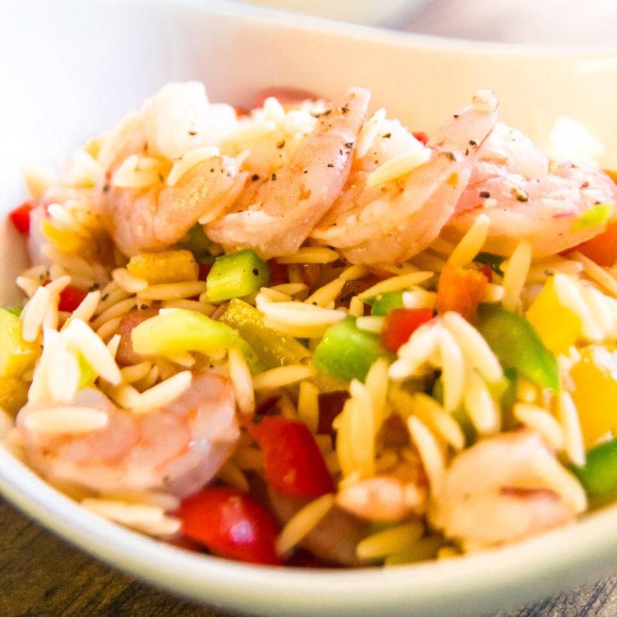 Shrimp Orzo Pasta Salad