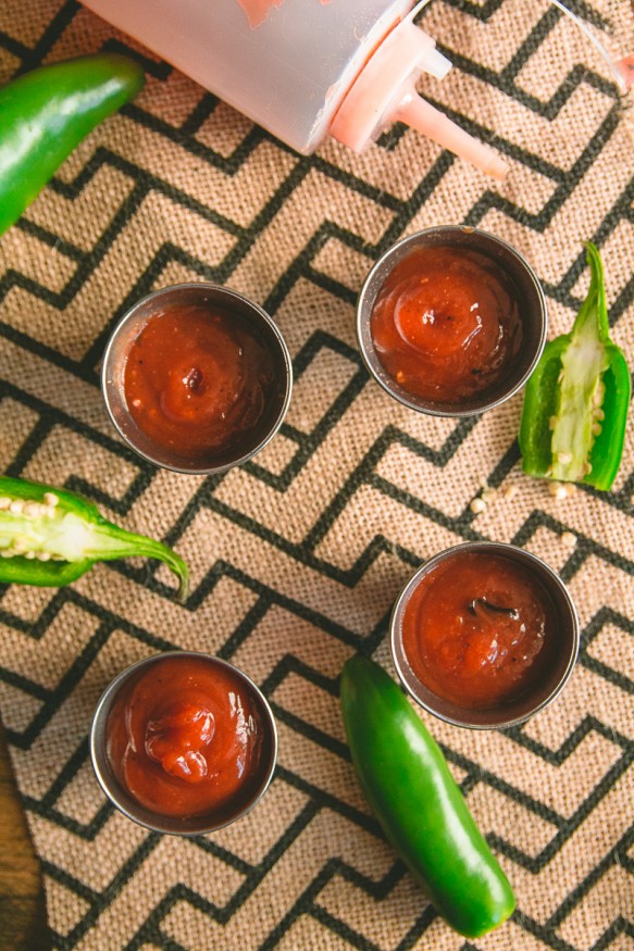 Easy Roasted Jalapeno Ketchup #Spicy #Jalapeno #Ketchup