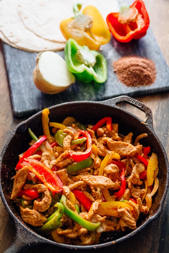 Spicy Chicken Fajitas