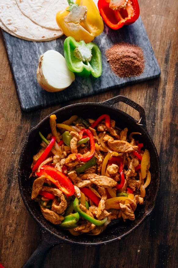 Spicy Chicken Fajitas