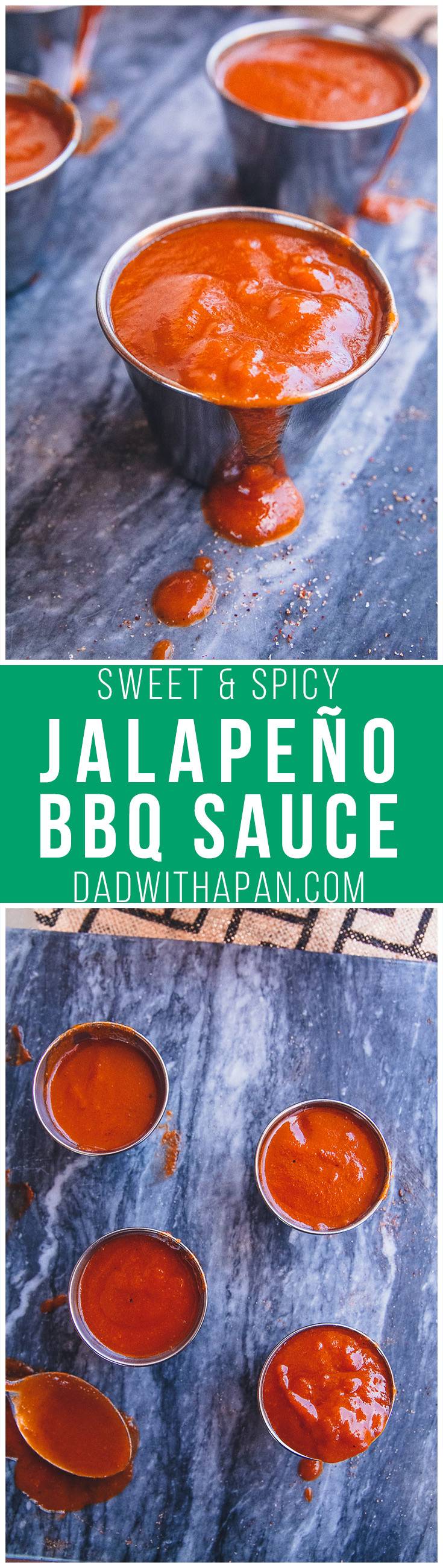 Sweet And Spicy Jalepeño Barbecue Sauce #BBQ #Sauce #Spicy